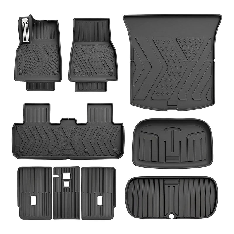 SUPER LINER MoldedFit 9-piece floor liner set for 2025–2026 Tesla Model Y Juniper