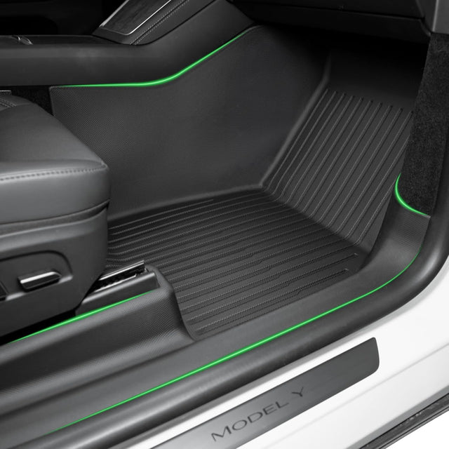 SUPER LINER 10-Piece Floor Mats Compatible with 2025-2026 Tesla Model Y Juniper - TPE Floor Liner& Accessories, CabinProtect⢠Pro Kit Full-Cabin Protection System (Only fit Premium&Performance)