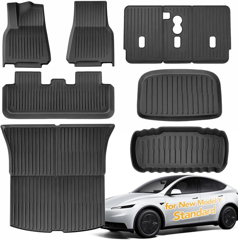 SUPER LINER Tesla Model Y Standard Floor Mats Cargo Liners 2025 2026 2027