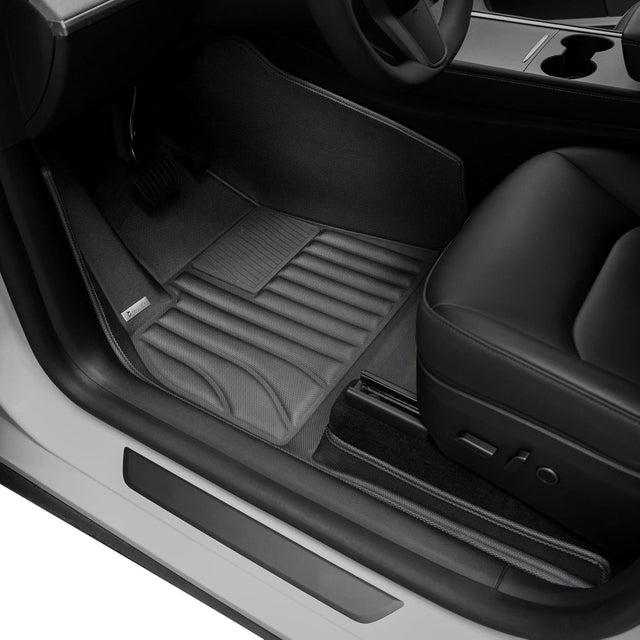 Tesla Model 3 Soft Floor Mats (2024–2026) — CabinProtect™ Pro Kit