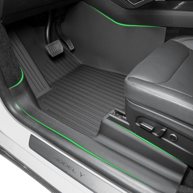 SUPER LINER 10-Piece Floor Mats Compatible with 2025-2026 Tesla Model Y Juniper - TPE Floor Liner& Accessories, CabinProtect⢠Pro Kit Full-Cabin Protection System (Only fit Premium&Performance)