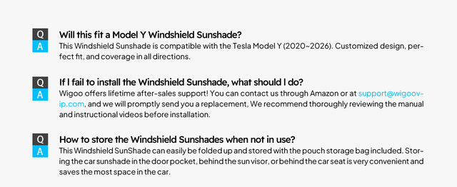 Tesla Model Y Juniper Sunshade 2026, Glass Roof and Windshield Sun Shade Set, Two Panel Roof, Never Sag Frame