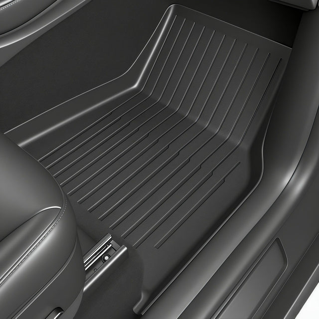 SUPER LINER Floor Mats for Tesla Model 3 Highland 2024-2025 2026 6 PCS Cargo Liners, Extra-Thick TPE All-Weather Pet & Child-Friendly Custom for Tesla Model 3 Accessories