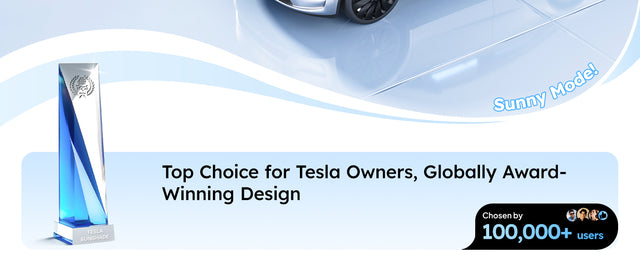 Tesla Model Y Juniper Sunshade 2026, Glass Roof and Windshield Sun Shade Set, Two Panel Roof, Never Sag Frame