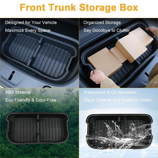 SUPER LINER 12PCS Tesla New Model Y Juniper 2026 Floor Mats & Accessories Custom Fit TPE Cargo Liners, All Weather Pet & Child System(Only fit Premium&Performance)