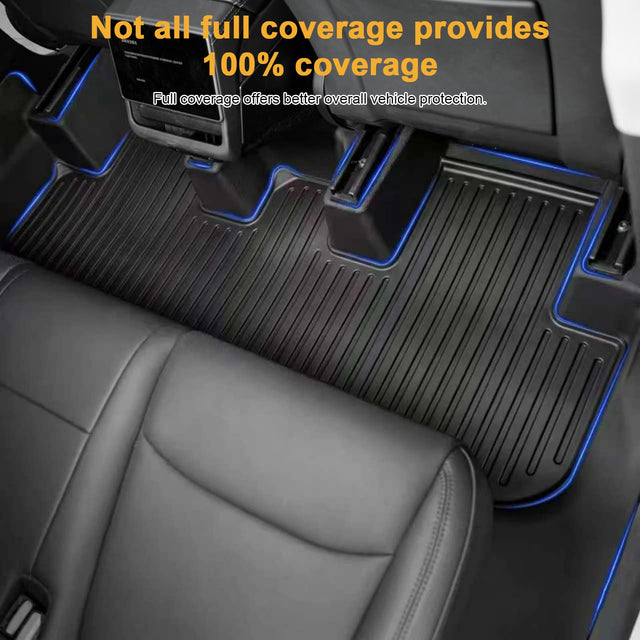 SUPER LINER 9 PCS Tesla New Model Y Juniper 2026 Floor Mats & Accessories | Custom Fit TPE Cargo Liners, All Weather Pet & Child System(Only fit Premium&Performance)