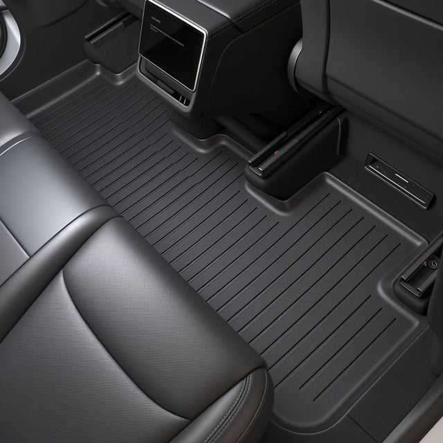 SUPER LINER 9PCS Tesla New Model Y Juniper Standard 2025 2026 Floor Mats | Non-Slip Odorless,TPE All Weather Customer Fit Model Y Accessories, Cargo Liners