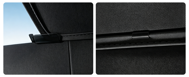 Tesla Model Y Juniper Sunshade 2026, Glass Roof and Windshield Sun Shade Set, Two Panel Roof, Never Sag Frame
