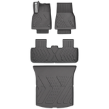 SUPER LINER MoldedFit™ Tesla Model Y Juniper Floor Mats — 4-Piece Floor & Trunk Set (Fits All 5-Seat Trims)