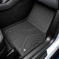 MoldedFit passenger floor liner installed in Tesla Model Y Juniper