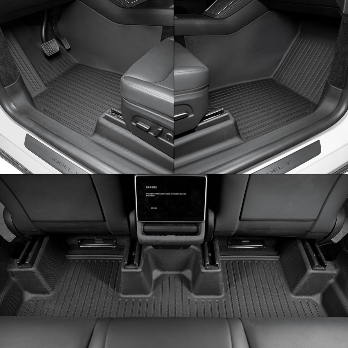 Installed Tesla Model Y Juniper full-cabin protection kit