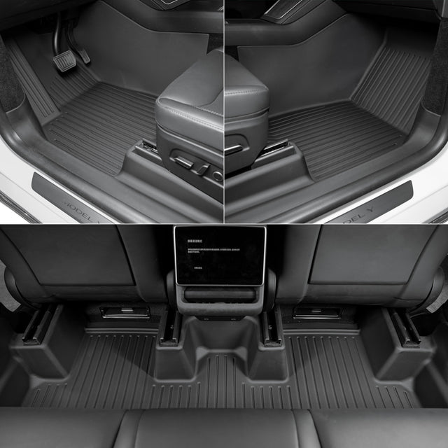 2025-2026 Tesla Model Y Juniper Floor Mats - CabinProtect™ Pro Kit Full-Cabin Protection System