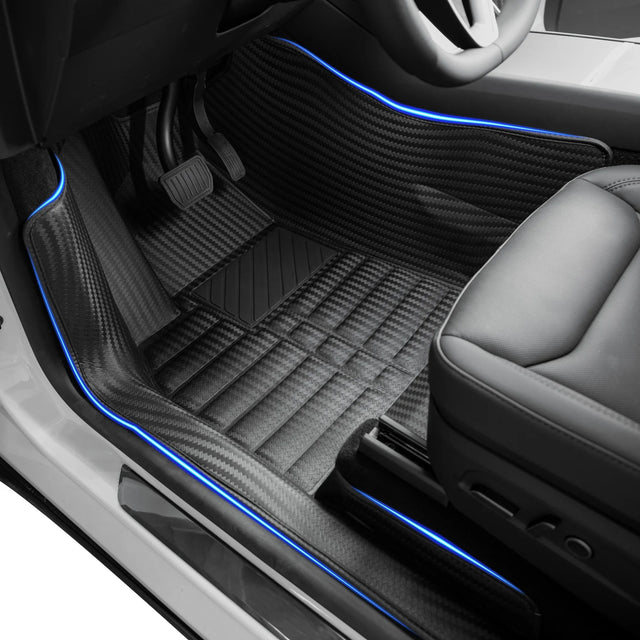 Tesla Model Y Juniper Soft Floor Mats (2025–2026) — CabinProtect™ Pro Kit