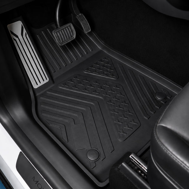 MoldedFit™ 9-Piece Set with Frunk & Trays — Tesla Model Y Floor Mats