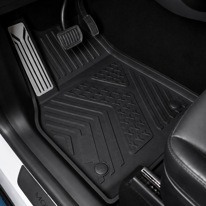 MoldedFit™ 9-Piece Set with Frunk & Trays — Tesla Model Y Floor Mats