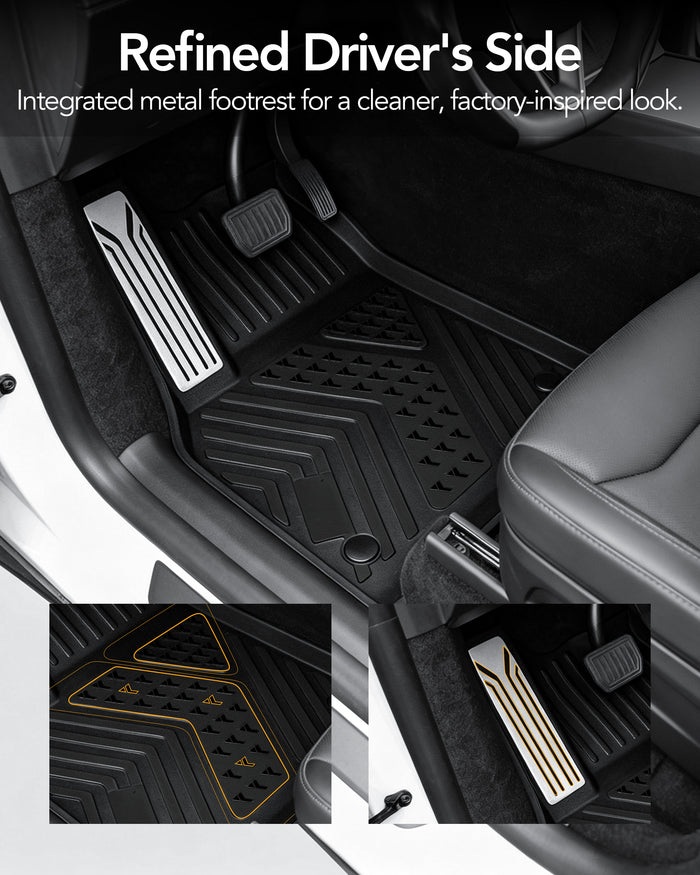MoldedFit™ 11-Piece Interior & Cargo Set — Tesla Model Y Floor Mats