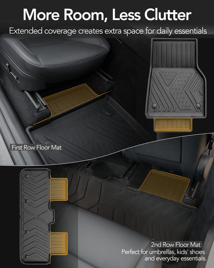 MoldedFit™ 11-Piece Interior & Cargo Set — Tesla Model Y Floor Mats