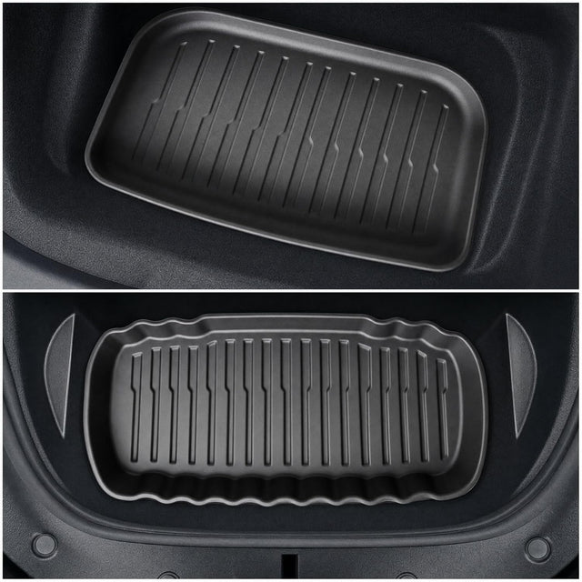 SUPER LINER Tesla 2026 2027 Model Y Juniper Floor Mats, Only for Standard Cargo Liners, Seatbacks, 9 PCS Extra-Thick TPE for 2025-2027 All-Weather Pet & Child-Friendly Model Y Juniper Accessories