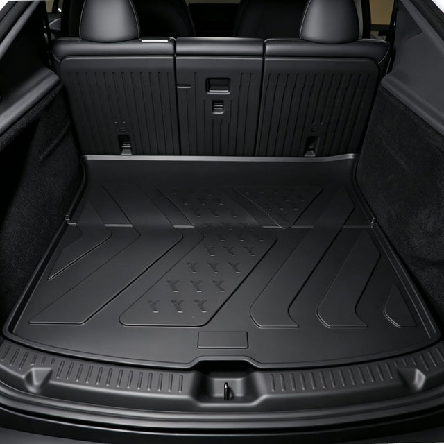 SUPER LINER MoldedFit™ Tesla Model Y Juniper Floor Mats Accessories 2026 2025 Injection-Molded Premium Soft-Touch TPE Floor Liners, Cargo Mats & Seat Back Protectors Accessories (Not for Standard)