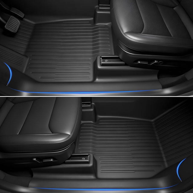 SUPER LINER Tesla 2025 2026 Model Y Juniper Floor Mats & 2027 Accessories Door Sill & Center Console Side Protector, Full Set Extra-Thick TPE Cargo Liners & Seatbacks for Full-Cabin Protection System