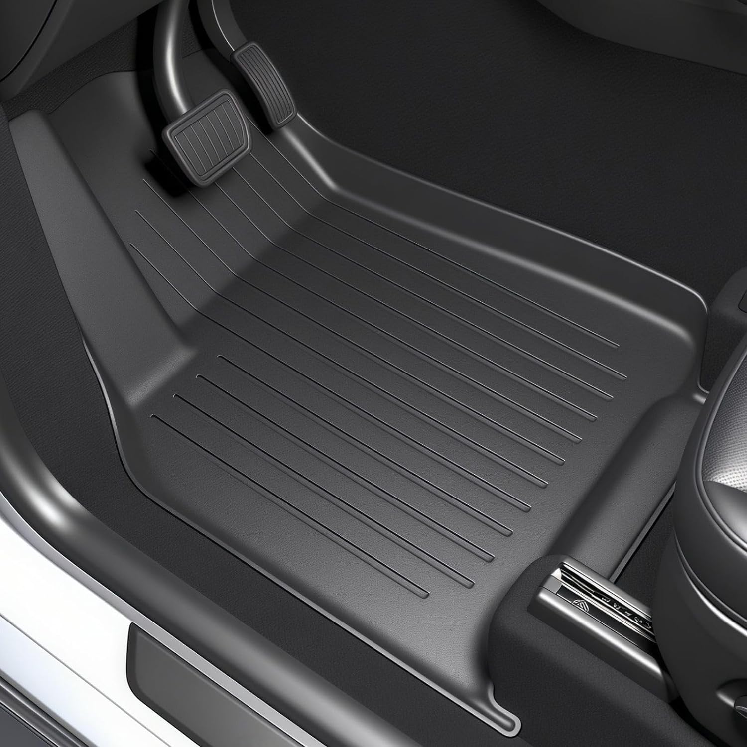 Set Completo Tappetini TPE Per Tesla Model Y Juniper 2025 5 Posti – Protezione Paraurti E Bagagliaio – Antiscivolo E Inodoro