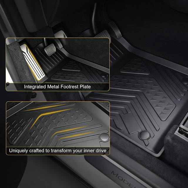 SUPER LINER MoldedFit™ Tesla Model Y Floor Mats - The Refined Floor Protection System