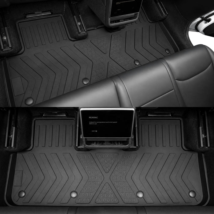 MoldedFit™ 4-Piece Floor & Trunk Set — Tesla Model Y Floor Mats (Fits All 5-Seat Trims)