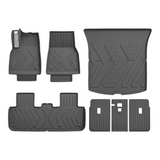 SUPER LINER MoldedFit™ Tesla Model Y Floor Mats — 7-Piece Set with Seat Back Protectors