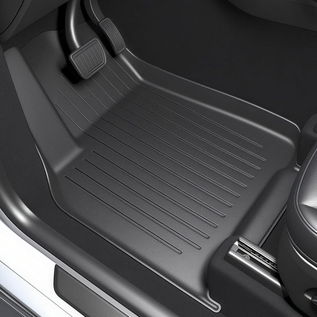 SUPER LINER Tesla New Model Y Juniper Standard 2025 2026 Floor Mats，9PCS | Custom Fit TPE Cargo Liner, Seat Back Protector, & Accessories , All Weather Pet & Child System (Only fit Standard)