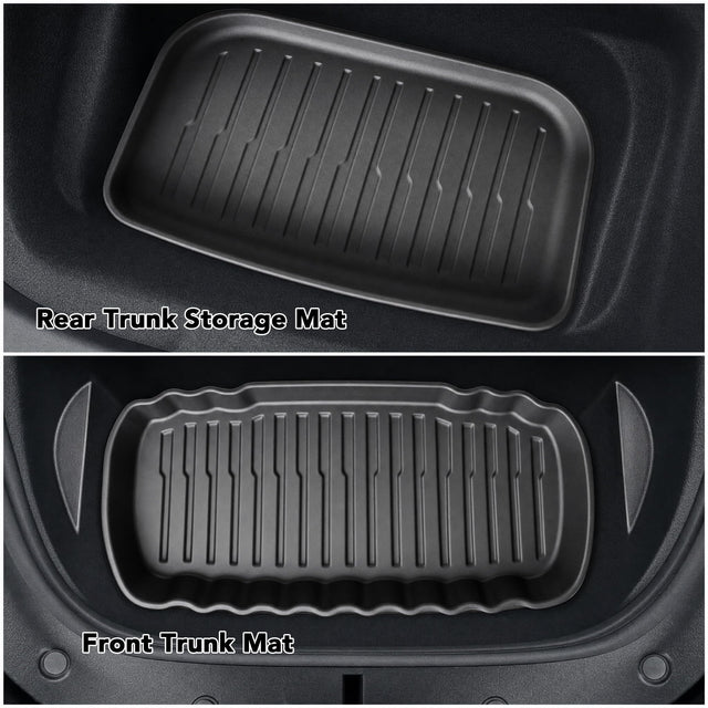 SUPER LINER Tesla New Model Y Juniper Standard 2025 2026 Floor Mats，9PCS | Custom Fit TPE Cargo Liner, Seat Back Protector, & Accessories , All Weather Pet & Child System (Only fit Standard)