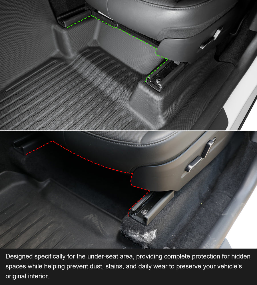 Centre console side wall protected by a SUPER LINER panel