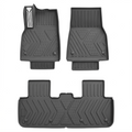 SUPER LINER MoldedFit 3-piece Tesla Model Y Juniper floor mat set — driver, passenger and one-piece second-row liners