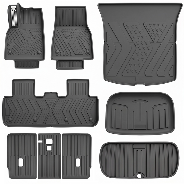SUPER LINER MoldedFit™ Tesla Model Y Floor Mats - The Refined Floor Protection System